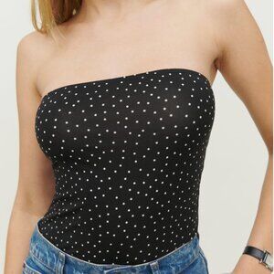 Reformation Aubriella Knit Top Selene - Size M